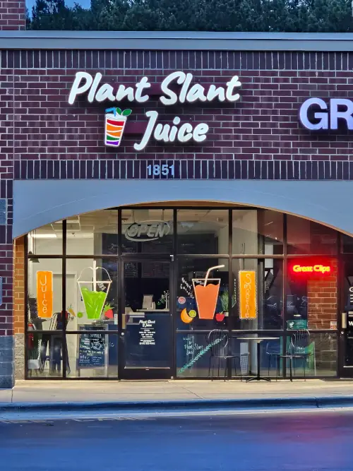 plant slant juice shop garner nc