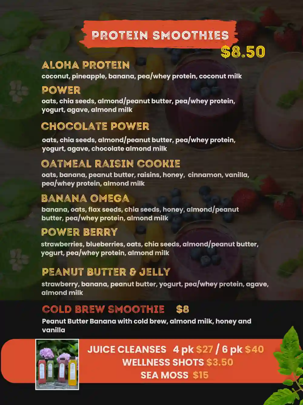 Plant Slant NEW MENU 2026-2